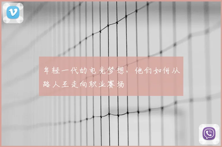 年轻一代的电竞梦想,他们如何从路人王走向职业赛场